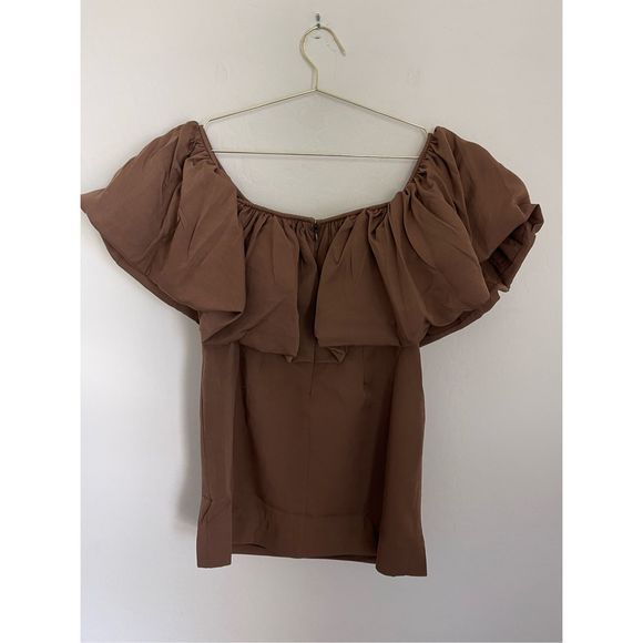 Nikita Mhaisalkar Off-The-Shoulder Bubble Dress Size Small NWT - Picture 8 of 9